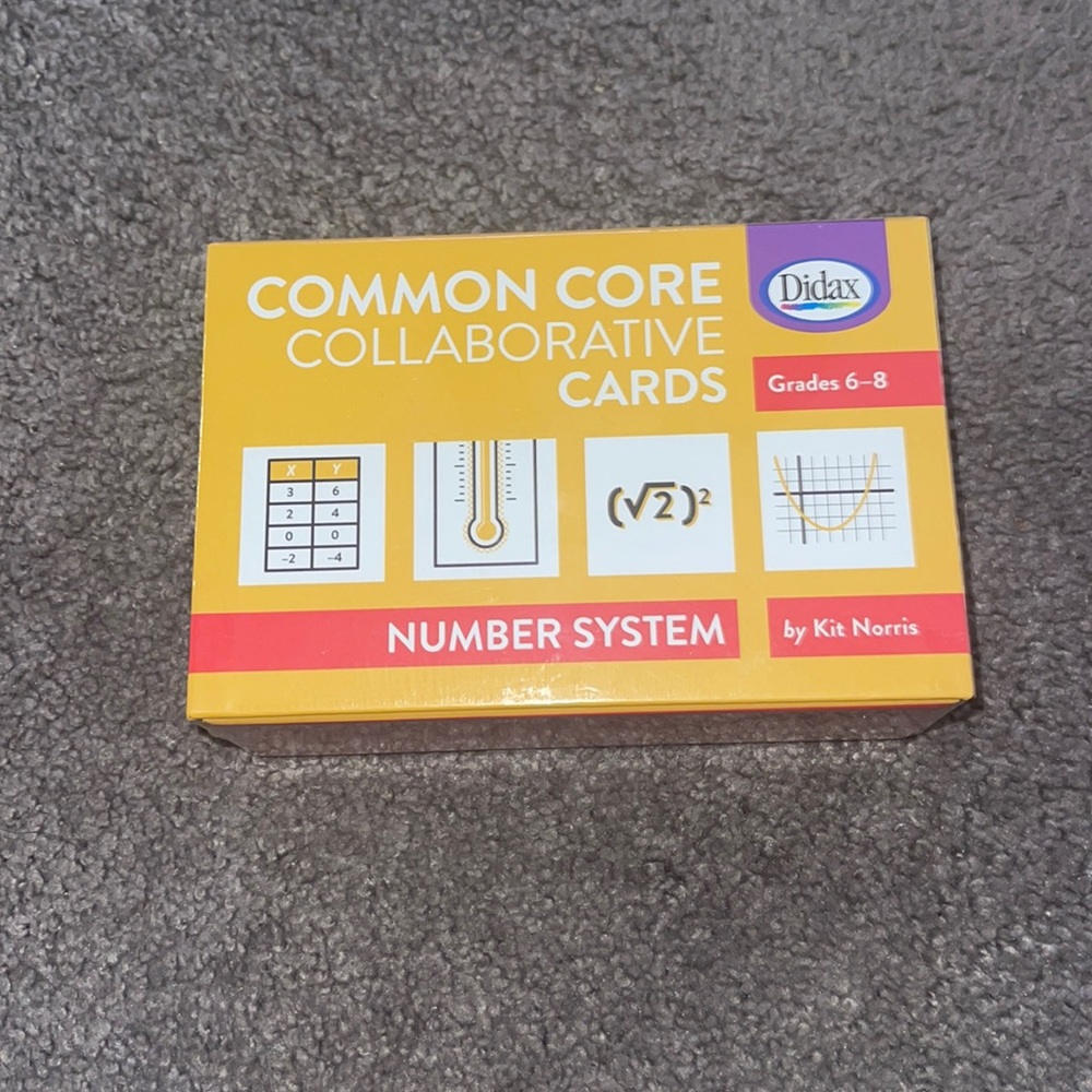 New Common core educational collaborative cards